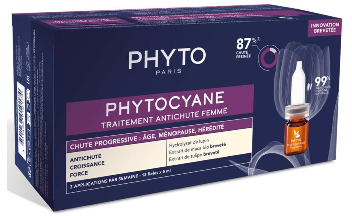 Phyto CYANE Progressive Treatment For Hair Loss For Women 12 x 5ml