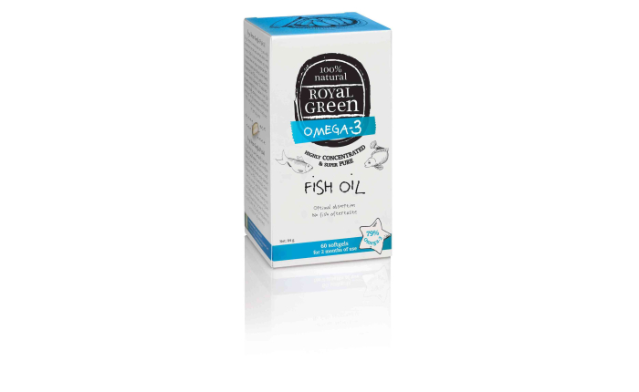 Royal Green Fish Oil 60 Softgels Royal Green Fish Oil 60 Softgels