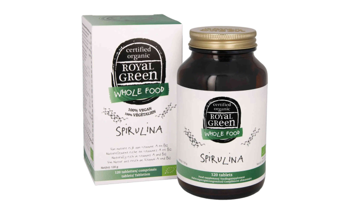 Royal Green Spirulina 120 Tablets Royal Green Spirulina 120 Tablets