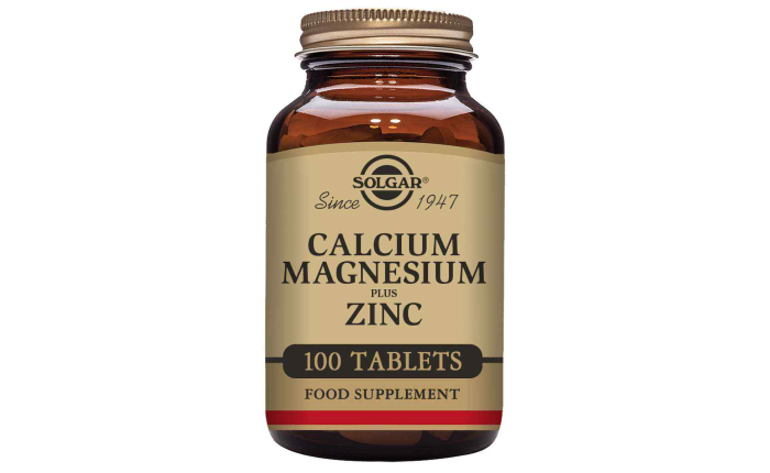 Solgar Calcium Magnesium Plus Zinc 100 Tablets Solgar Calcium Magnesium Plus Zinc 100 Tablets