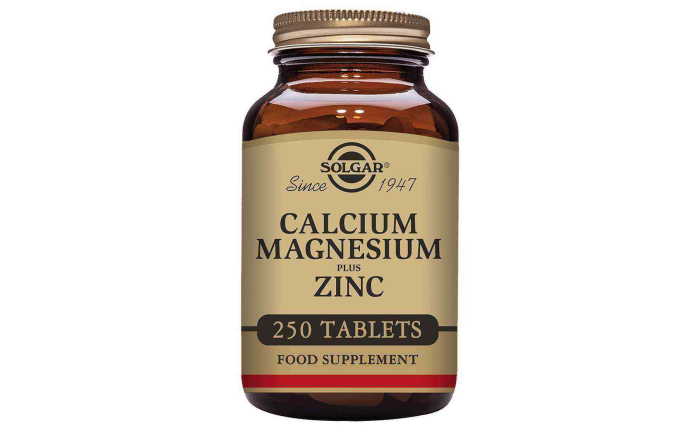 Solgar Calcium Magnesium Plus Zinc 250 Tablets Solgar Calcium Magnesium Plus Zinc 250 Tablets