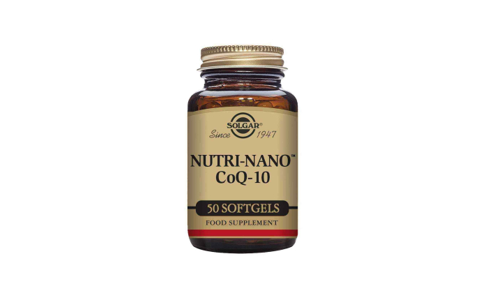 Solgar Nutri-Nano CoQ-10 3.1x 50 Softgels Solgar Nutri-Nano CoQ-10 3.1x 50 Softgels