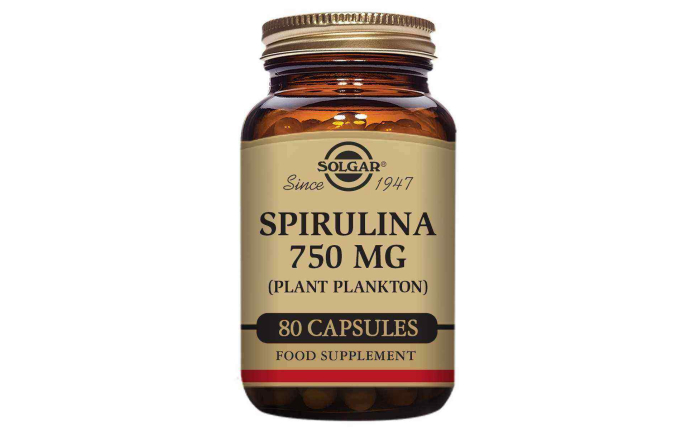 Solgar Spirulina 750 mg 100 Tablets Solgar Spirulina 750 mg 100 Tablets