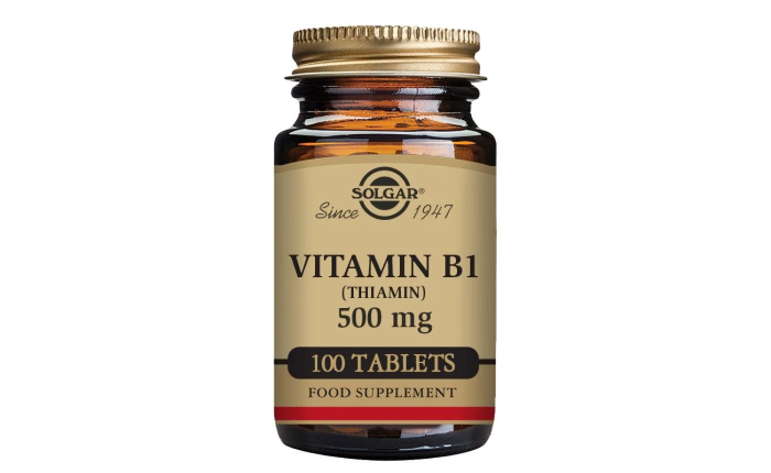 Solgar Vitamin B1 500 mg (Thiamin) 100 Tablets Solgar Vitamin B1 500 mg (Thiamin) 100 Tablets