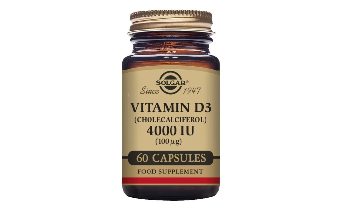 Solgar Vitamin D3 4000 IU (100 µg) 60 Vegetable Capsules Solgar Vitamin D3 4000 IU (100 µg) 60 Vegetable Capsules