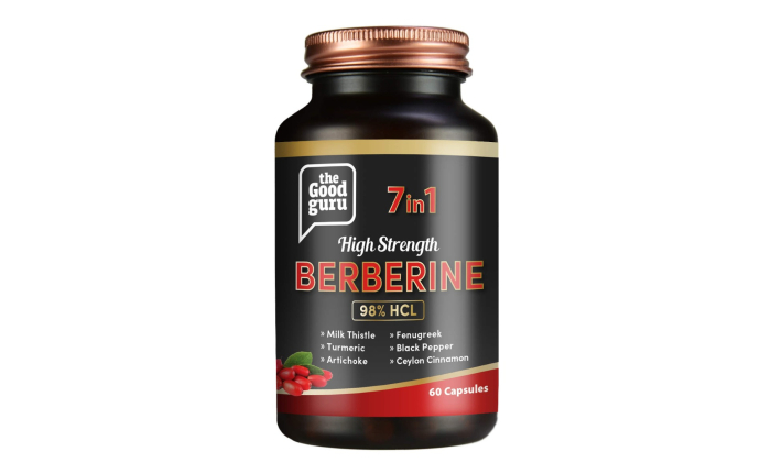The Good Guru High Strength Vegan Berberine 90 Capsules The Good Guru High Strength Vegan Berberine 90 Capsules