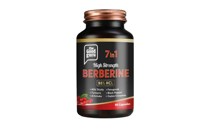 The Good Guru High Strength Vegan Berberine 90 Capsules The Good Guru High Strength Vegan Berberine 90 Capsules