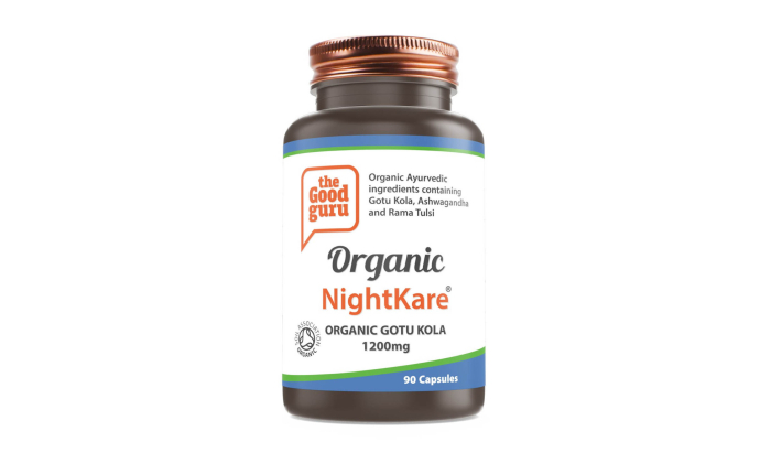 The Good Guru Organic NightKare with Gotu Kola 90 Caps The Good Guru Organic NightKare with Gotu Kola 90 Caps