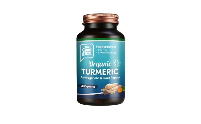 The Good Guru Organic Turmeric, Ashwagandha and Black Pepper 90 Caps The Good Guru Organic Turmeric, Ashwagandha and Black Pepper 90 Caps