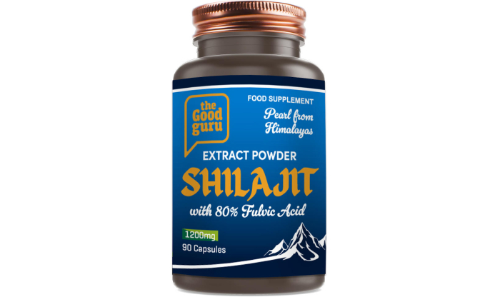 The Good Guru Shilajit Extract with Fulvic Acid 90 Caps The Good Guru Shilajit Extract with Fulvic Acid 90 Caps