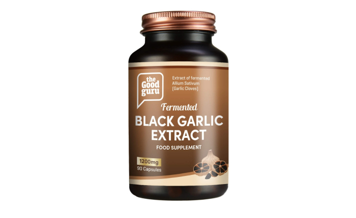The Good Guru Vegan Black Garlic Extract 90 Capsules The Good Guru Vegan Black Garlic Extract 90 Capsules
