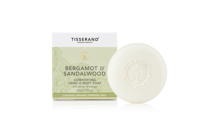 Tisserand Bergamot and Sandalwood Comforting Hand & Body Soap 100g