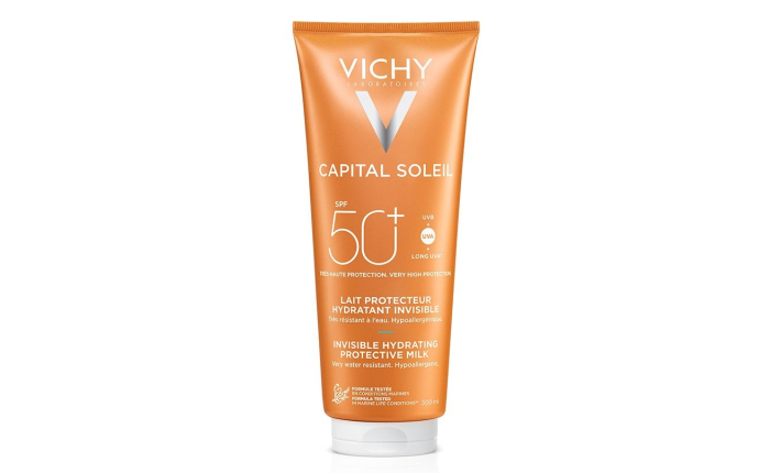 Vichy Capital Soleil Hydrating Fresh Sun Protection Milk SPF50+ for Face & Body 300ml Vichy Capital Soleil Hydrating Fresh Sun Protection Milk SPF50+ for Face & Body 300ml