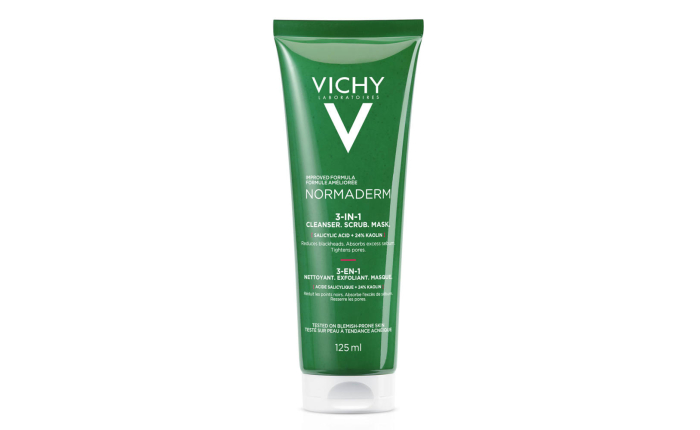 Vichy Normaderm 3-in-1 Cleansing + Scrub + Mask 125ml Vichy Normaderm 3-in-1 Cleansing + Scrub + Mask 125ml