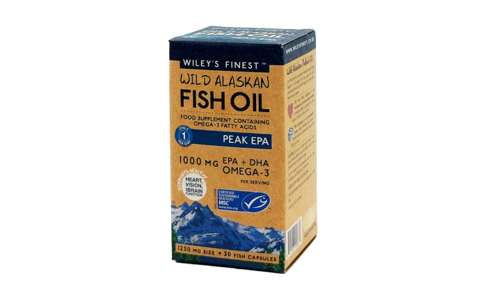 Wiley's Finest Wild Alaskan Fish Oil Peak EPA 1000mg 30 Capsules Wiley's Finest Wild Alaskan Fish Oil Peak EPA 1000mg 30 Capsules