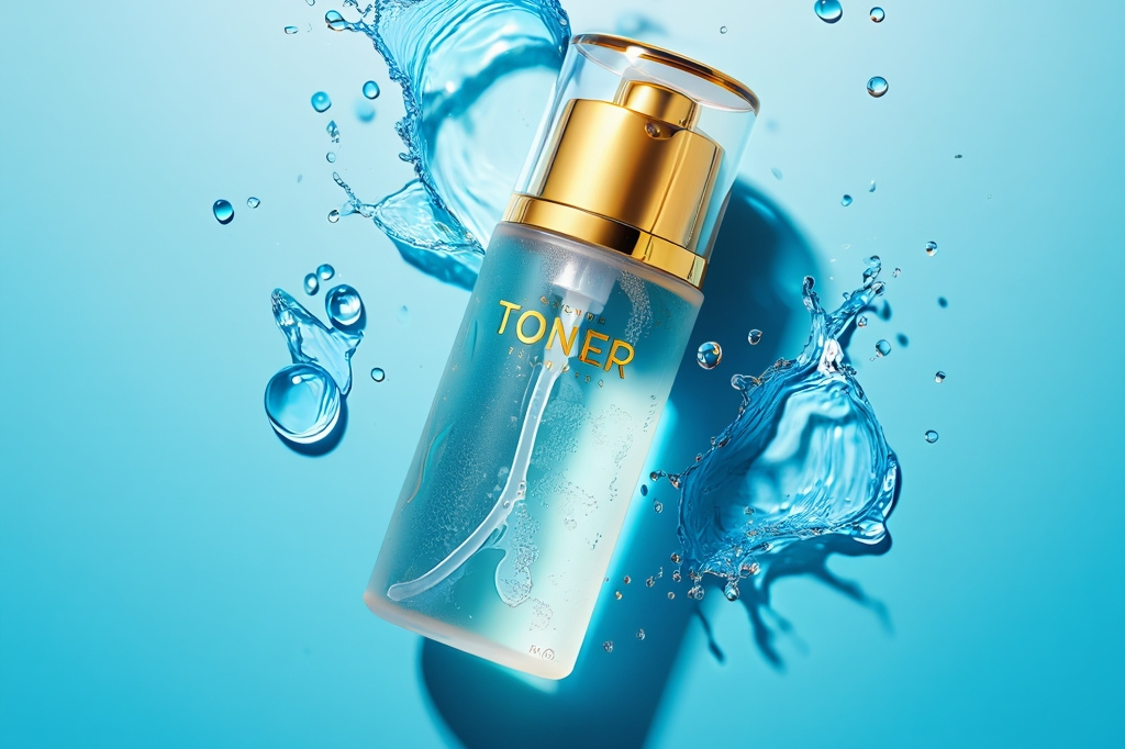 a bottle of toner